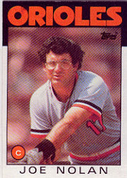 1986 Topps Baseball Cards      781     Joe Nolan